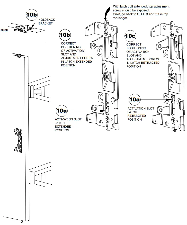 DETEX 105280 Concealed Vertical Rod Exit Device - VERIFY CENTERLIFT