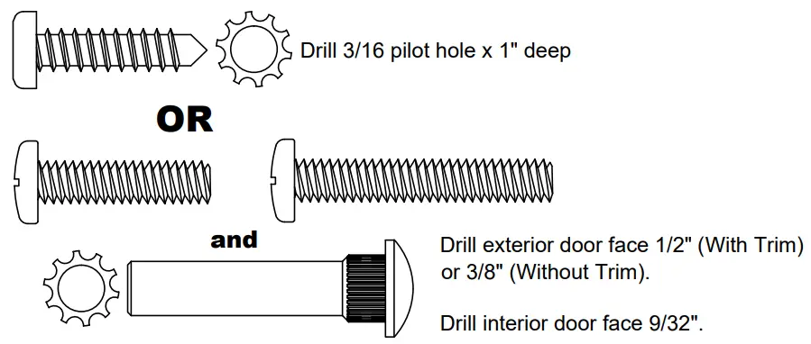 DETEX 105280 Concealed Vertical Rod Exit Device - With Trim