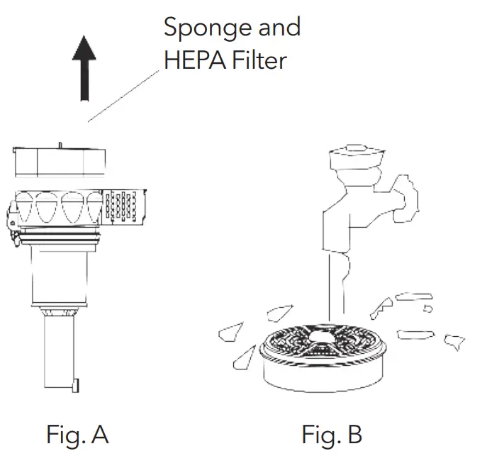 CLEAN THE VACUUM CLEANER