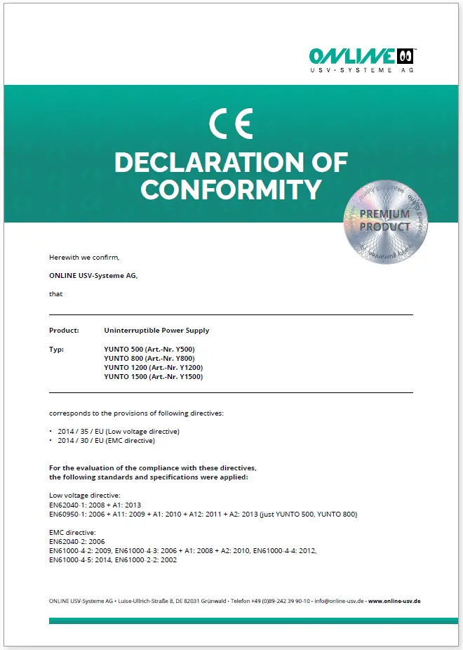 ONLINE 500 USV YUNTO UPS Systems-6