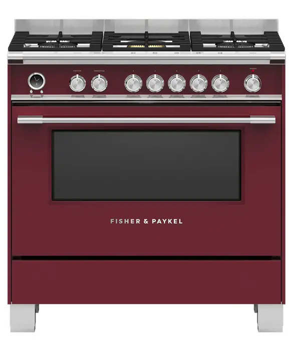 FISHER PAYKEL OR90SCG6R1 90cm Dual Fuel Freestanding Cooker