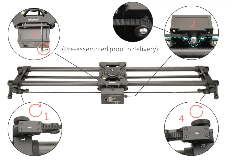 NEEWER VS-80CC Electronic Video Slider - fig 3