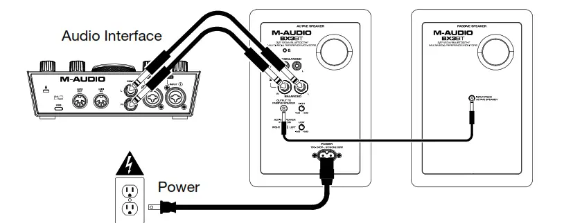 M-AUDIO BX3 BT Bluetooth Multimedia Reference Monitor Speakers - FIG 3
