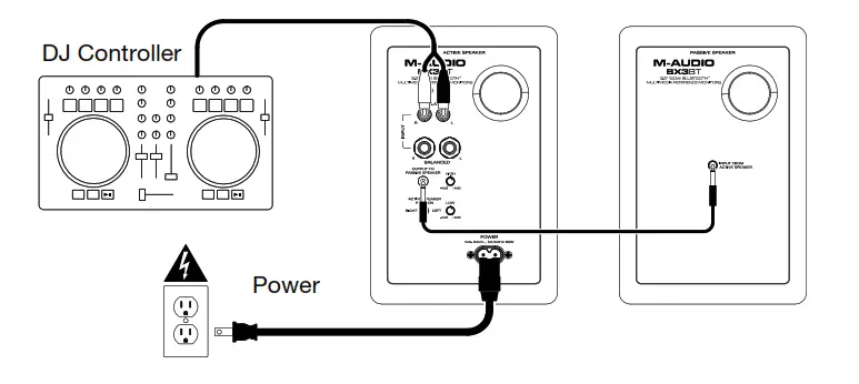 M-AUDIO BX3 BT Bluetooth Multimedia Reference Monitor Speakers - FIG 4