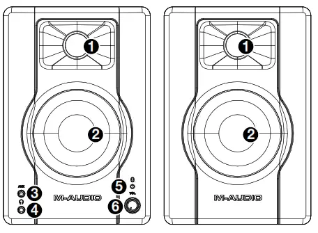 M-AUDIO BX3 BT Bluetooth Multimedia Reference Monitor Speakers - FIG 7