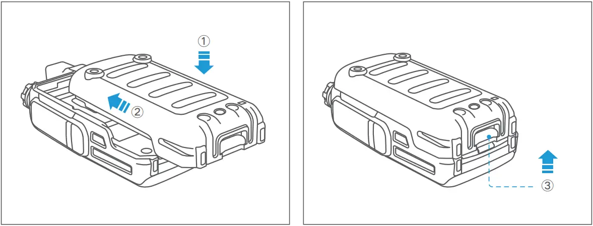 SenHaiX SPTT 2510 GPS Mini Network Radio - REMOVING THE BATTERY