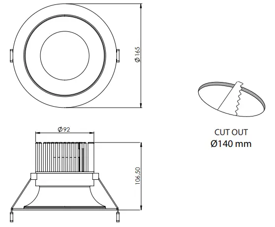 VIZULO-Nest-Round-Basic-LED-Downlight-FIG-1