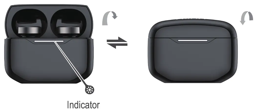 EDIFIER W240TN True Wireless Bluetooth Earbuds - indicator