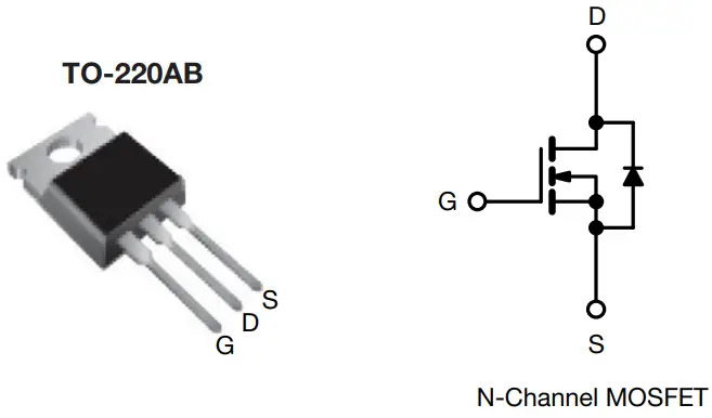 VISHAY IRF840 Power MOSFET - Fig 1