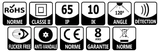 resistex 2823lm 4000K Omegaled Hublot LED Ceiling Light - icon 3