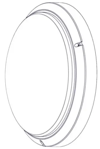 resistex 2823lm 4000K Omegaled Hublot LED Ceiling Light