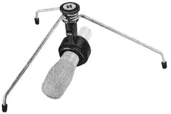 SHURE S53P Low-Profile Long Distance Microphone Stands - MICROPHONE ISOLATION STAND