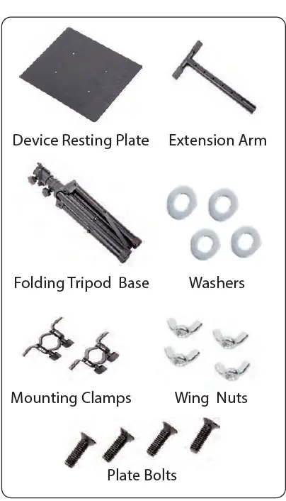 PYLE-PLPTS4-Universal-Device-Stand-FIG 1