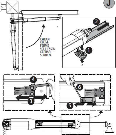 BFT KLEBR93531705 Dual Swing Gate Operator Kit 11