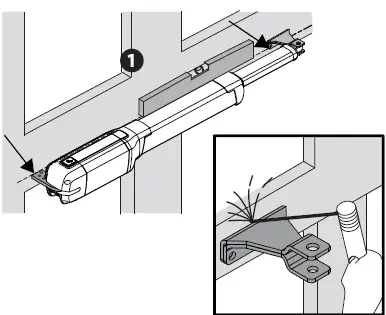 BFT KLEBR93531705 Dual Swing Gate Operator Kit 8
