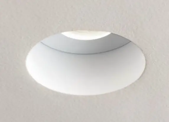 astro Trimless Round Fire Rated White LED Recessed Downlight