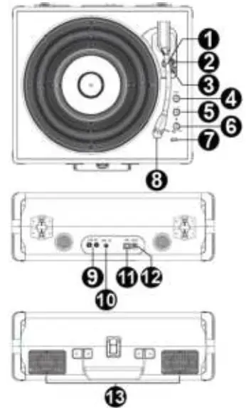audizio RP320 Record Player HQ Aluminium-1