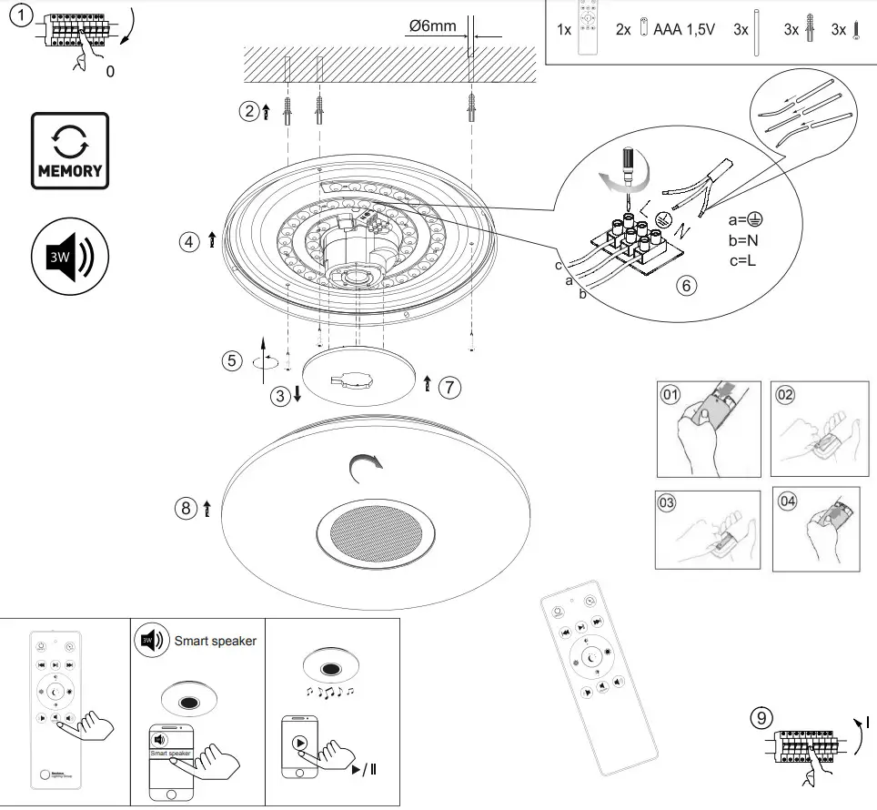Leuchten Direkt 14287 16 LED Dimmable Ceiling Light - Figure 3