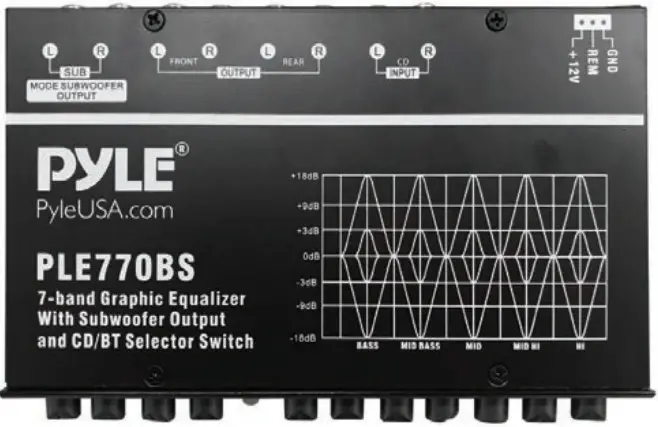 PYLE PLE770BS 7 Bands Graphic Equalizer - Figure 14