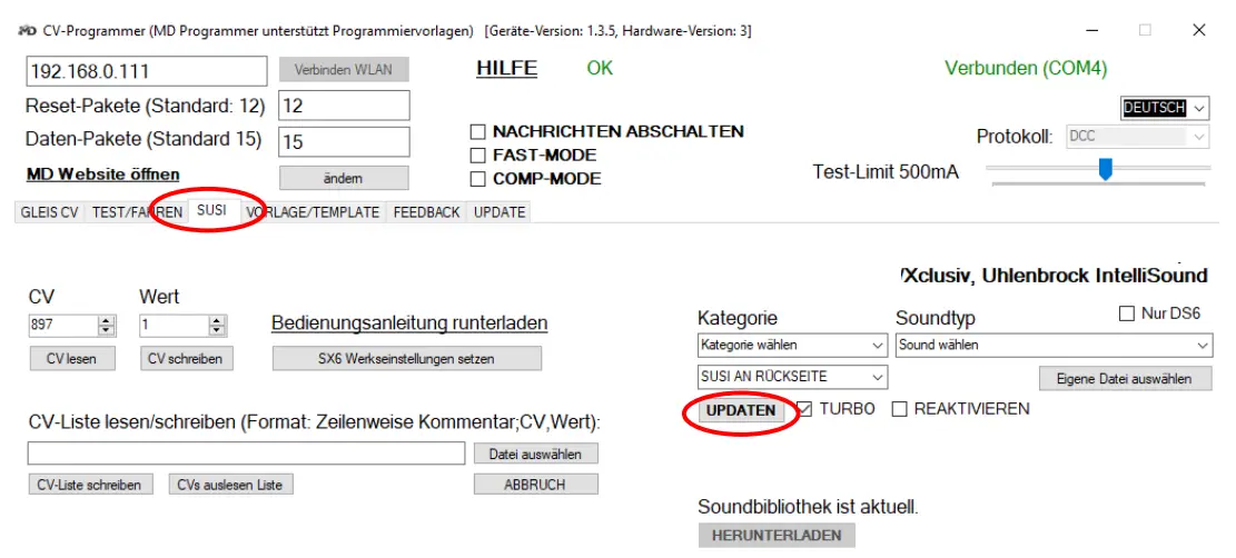 MD CV Programmer DCC Programming and Testing Unit - 4