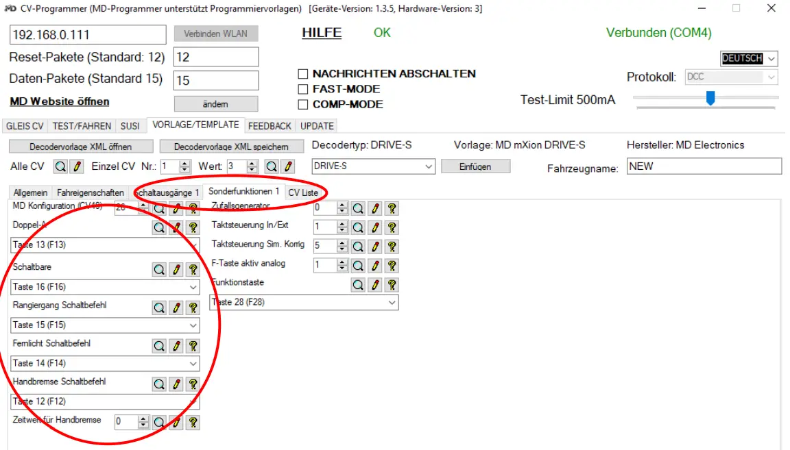 MD CV Programmer DCC Programming and Testing Unit - 7