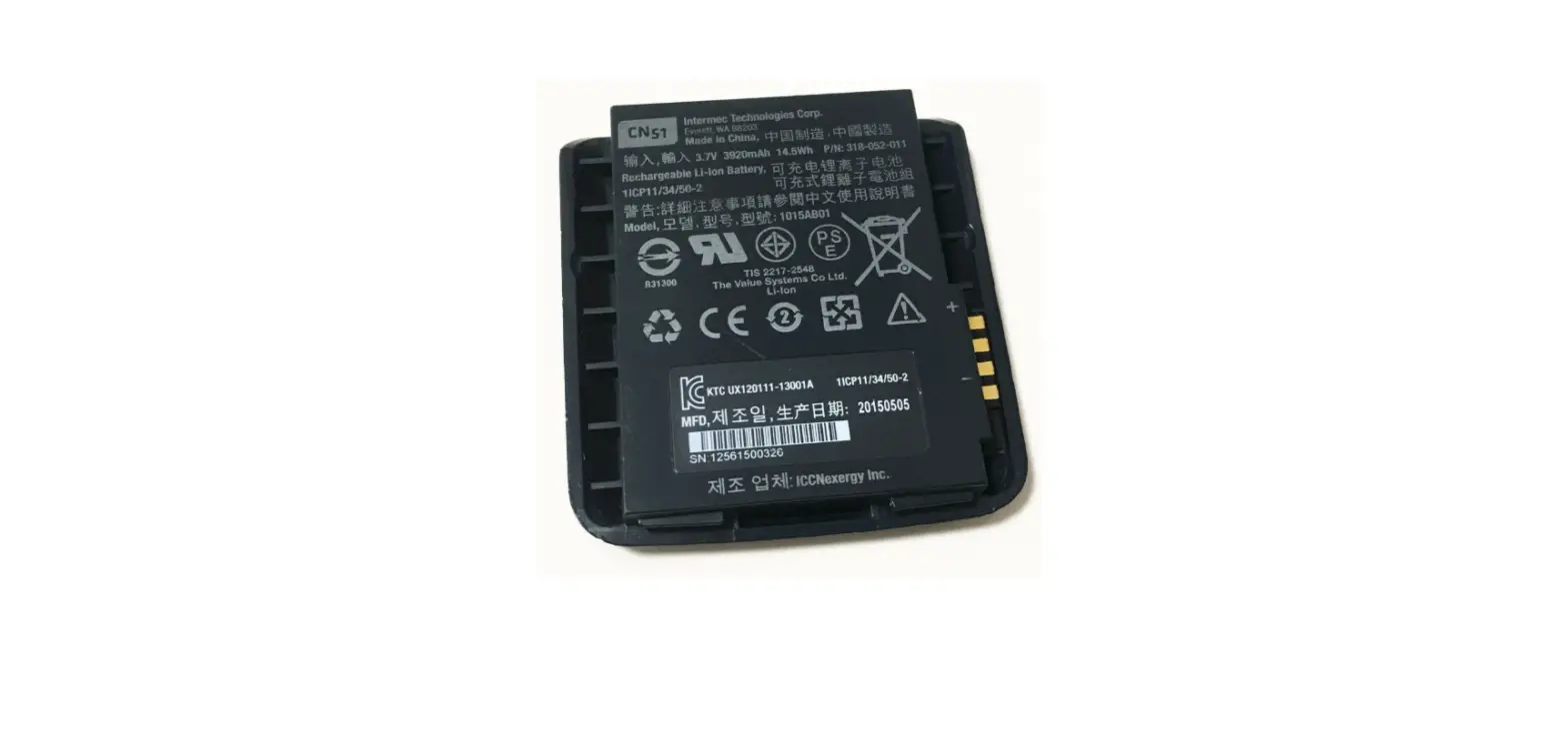 Intermec Cn51 Battery Instruction Manual