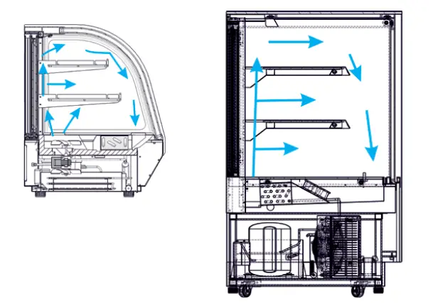 TEFCOLD LPD900-1503 Refrigerated Glass Cabinets 8