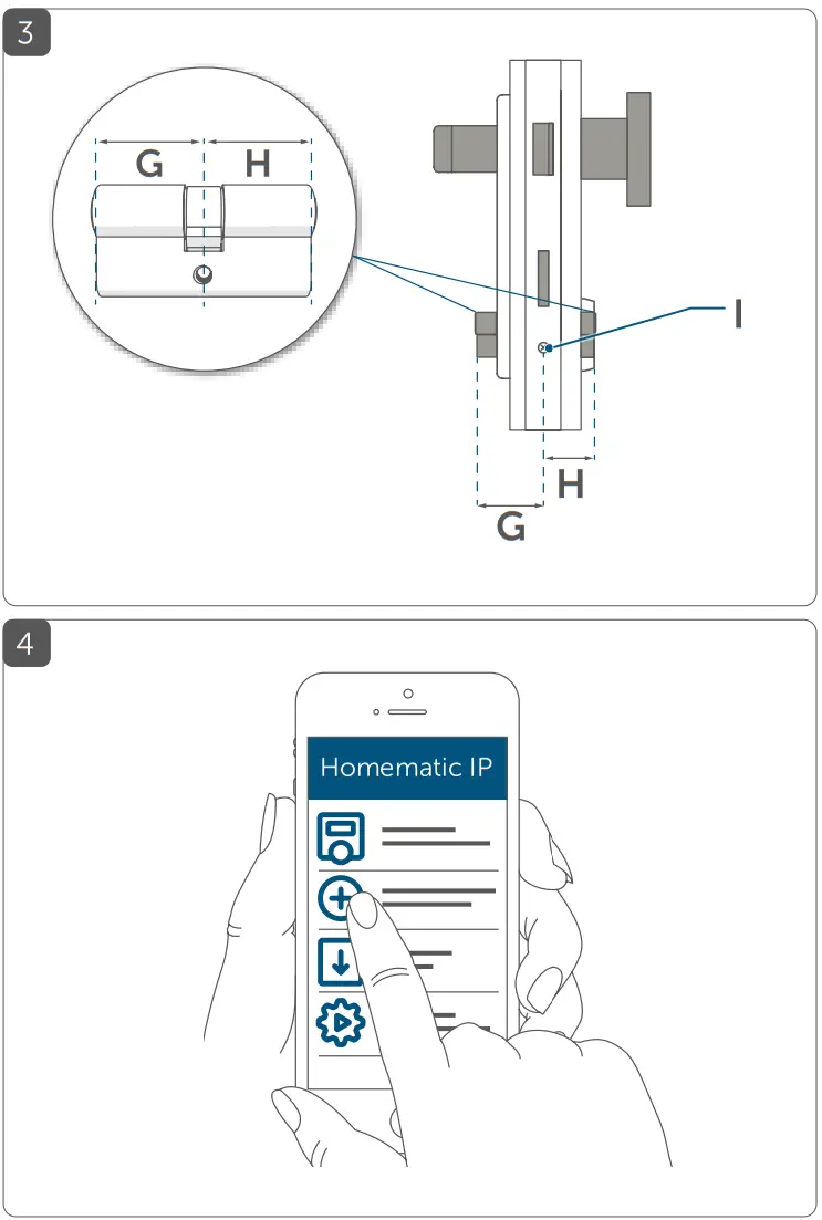 Homematic IP HmIP DLD Door Lock Drive - fig 1