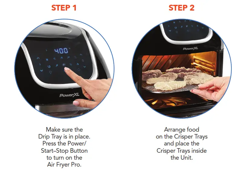 PowerXL K50701 Dehyrdation Recipes Instruction - Step 1 2