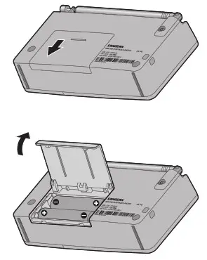 SANGEAN SR-36 AMFM Portable Radio - Power supply