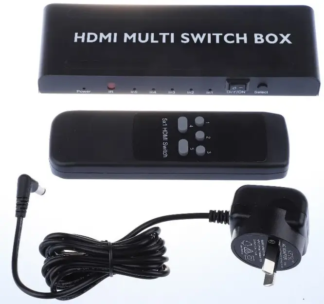 anko 43136087 HDMI Multi Switch Box