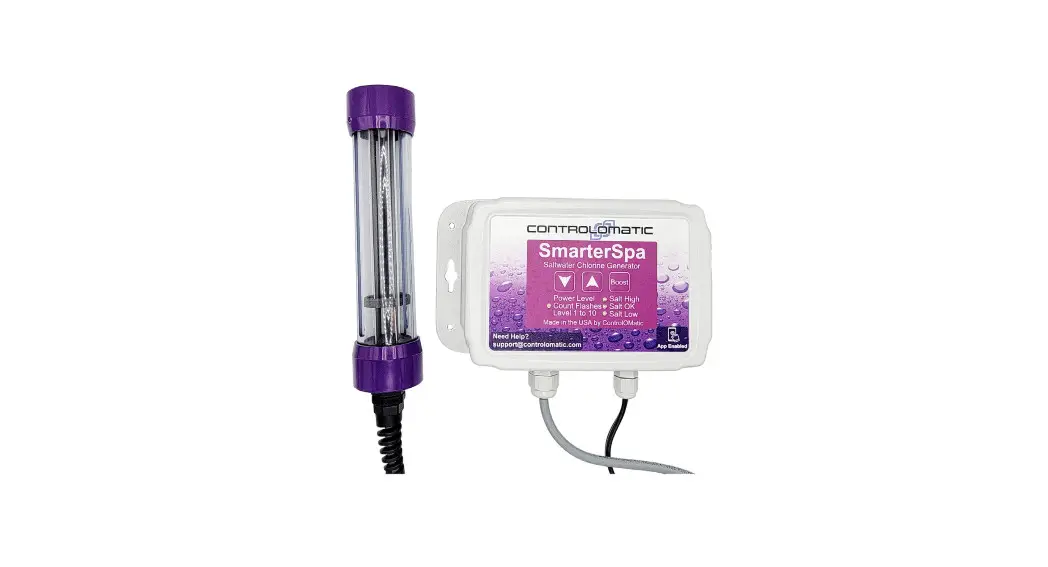 Controlomatic Smarterspa Plus Saltwater Chlorine Generator Instruction Manual