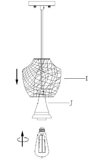 Uolfin 4978178 Antique Gold Contemporary Teardrop Mini Pendant Light-11