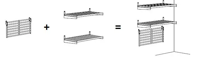 IKEA KUNGSFORS Storage Series Wall Grid-1