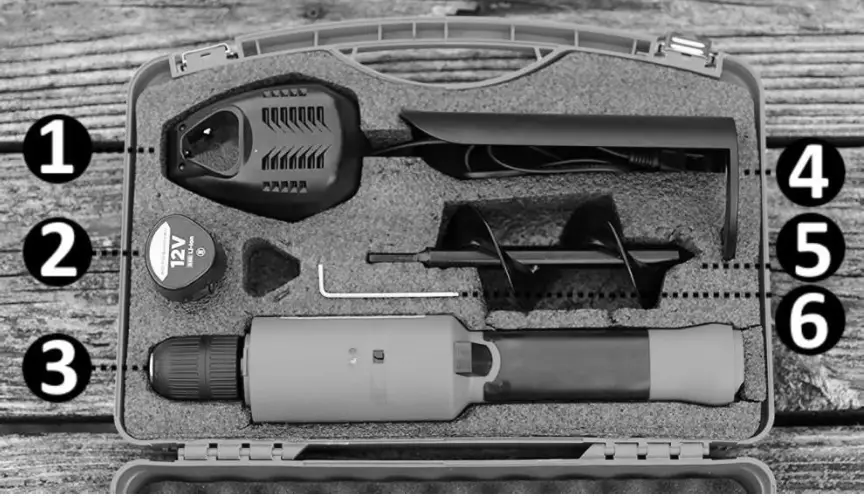 ROTOSHOVEL ROTO1 22 Inch Electronic Handheld Lithium Ion Battery - 1