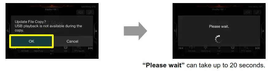 ALPINE Update Procedure for Software - Install update software 2