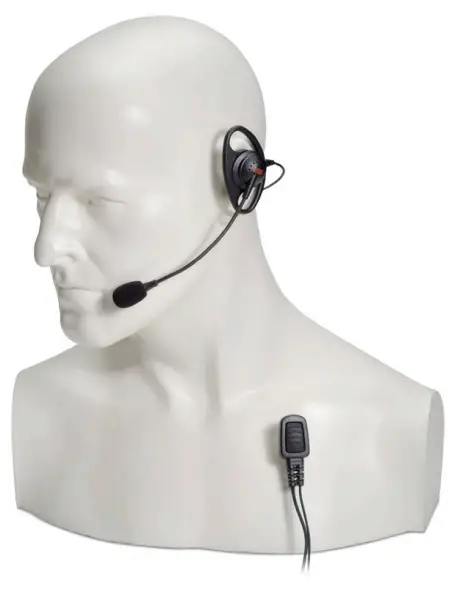 Entel EA19 Earpiece Microphone with In Line PTT-