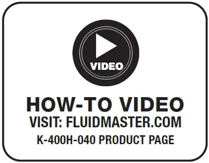 Fluidmaster K-400H-040 PerforMAX Fill Valve and 3 Inch Flappe 04