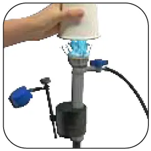 Fluidmaster K-400H-040 PerforMAX Fill Valve and 3 Inch Flappe 45