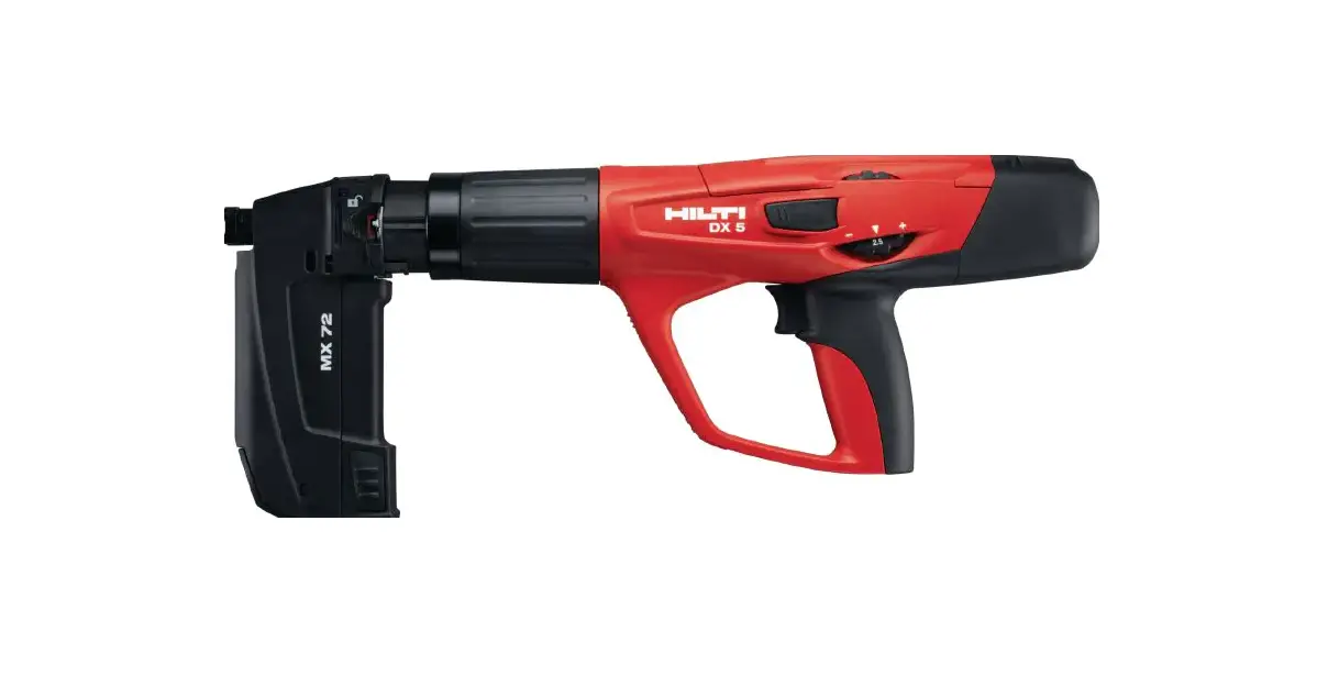 Hilti Dx 5 Powder-actuated Fastening Tool Instruction Manual