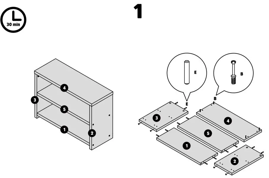 Rodler-40296-Shoe-Rack-Safira-Black-with-Coffee-fig 5