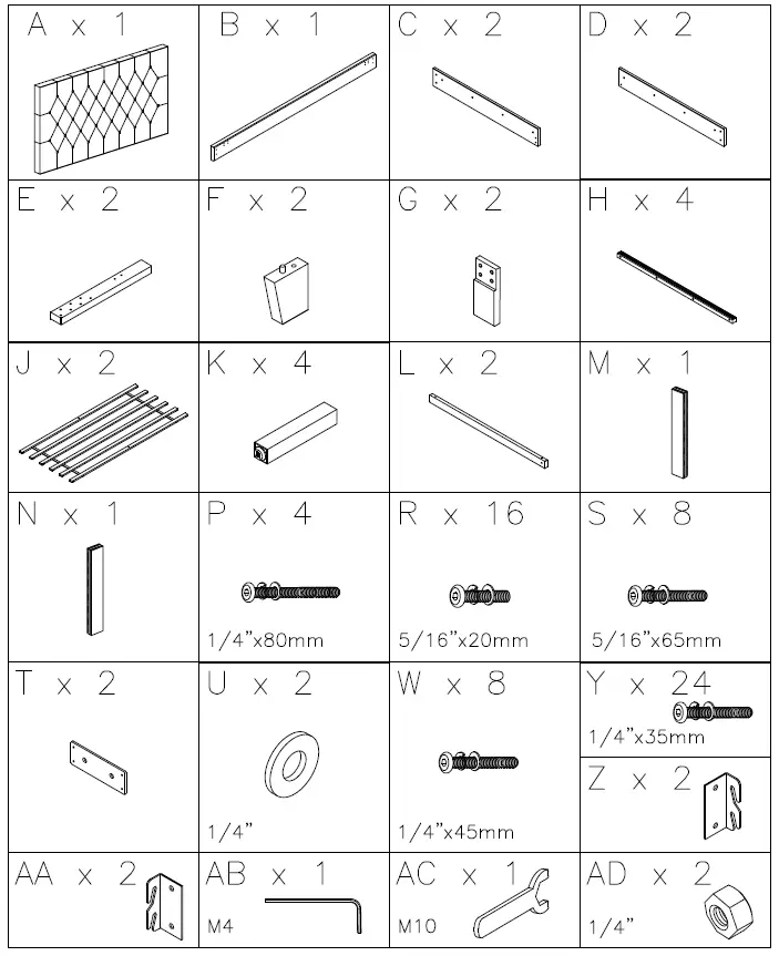 ASHLEY B089-181 Queen Upholstered Bed 1