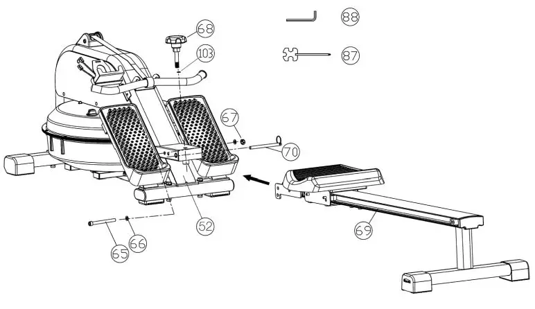 CHRISTOPEIT-WP-1000-Home-Sport-Training-Equipment-Rowing-Machine-fig 3