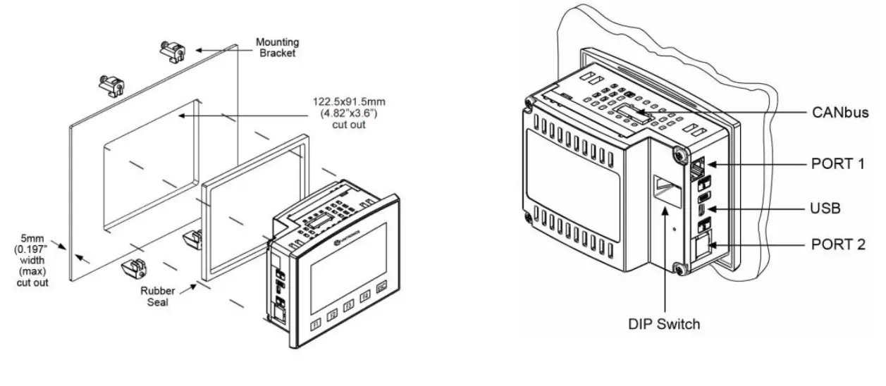 UNITRONICS SM35-J-TA22 HMI Display Unit 6