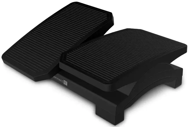 connect IT CHF 4100 BK ADJustable Footrest