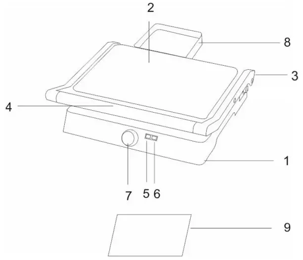 timberk T-EG350M01 Electric Grill fig 1