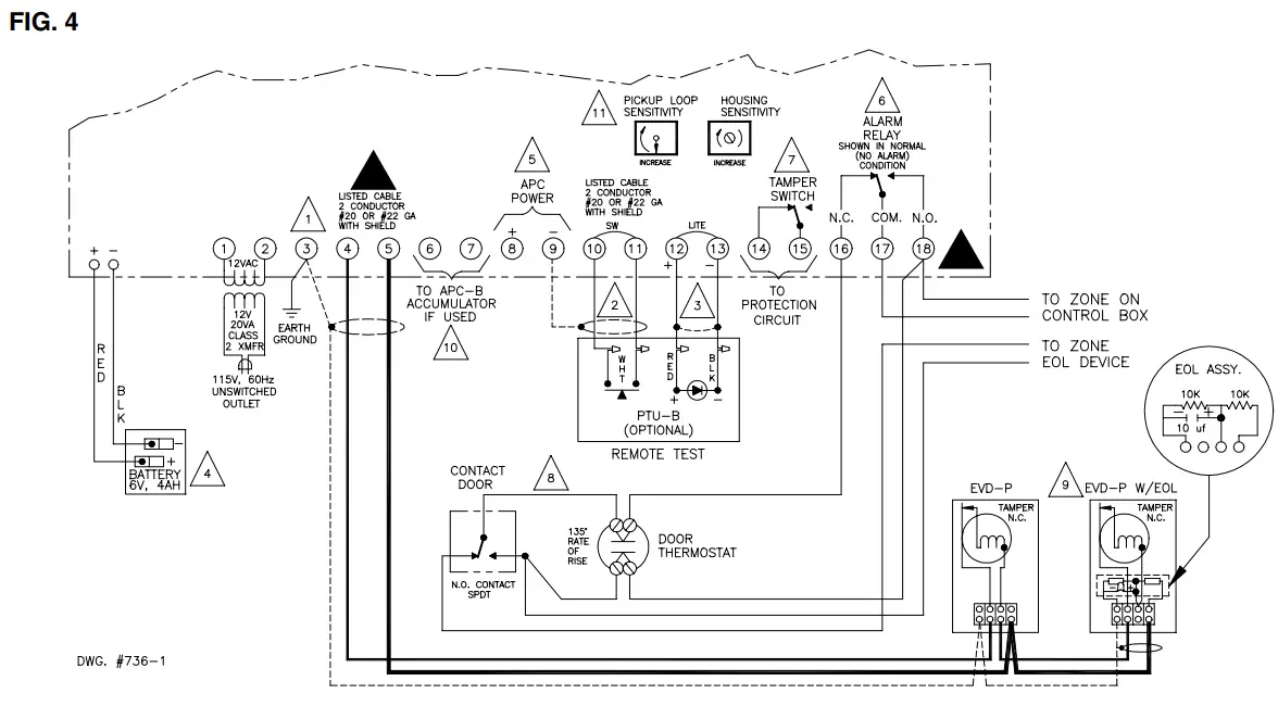TYPICAL EVD-S SYSTEM VAULT WIRING