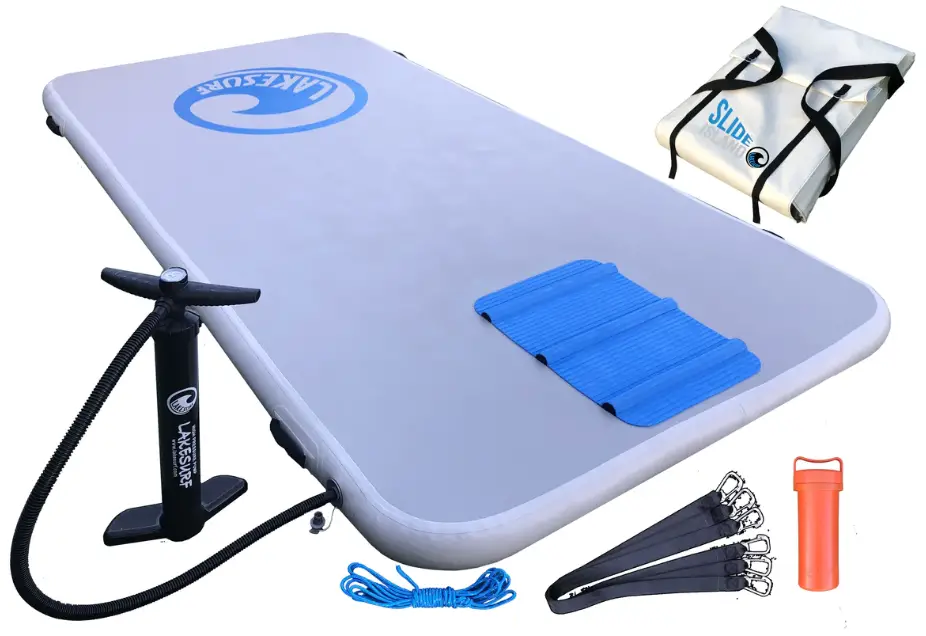 LAKESURF-Slide-Island-Inflatable-Boat-Slide-and-Mat-product-image