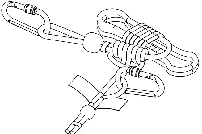 RIVERS EDGE RE793 8ft Climbing Rope - cover