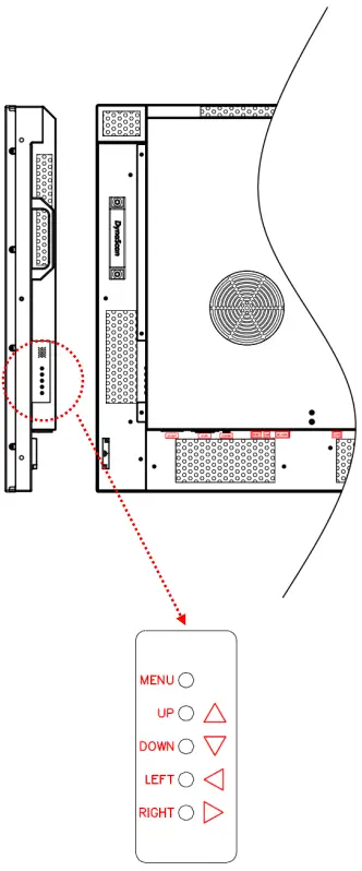 Using the Rear Panel Controls